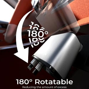 Chargeur voiture rétractable 4-en-1 | Charge rapide iPhone et Android