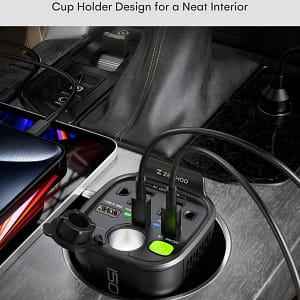 Convertisseur de courant voiture 150W – Inverseur 12V 220V puissant