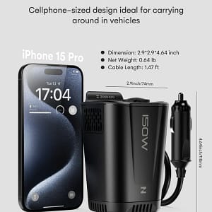 Convertisseur de courant voiture 150W – Inverseur 12V 220V puissant