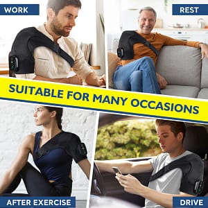 Ceinture Chauffante Massante 3-en-1 ThermoSoothe™ – Soulagement Rapide et Profond