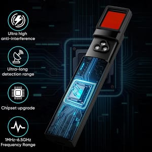 Détecteur de caméra cachée X13 : un outil indispensable pour votre sécurité